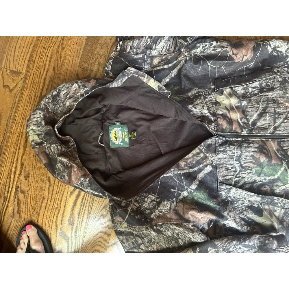 Cabela's Mossy Oak Dry-Plus Camo Breakup Jacket Gorpcore Size 2X